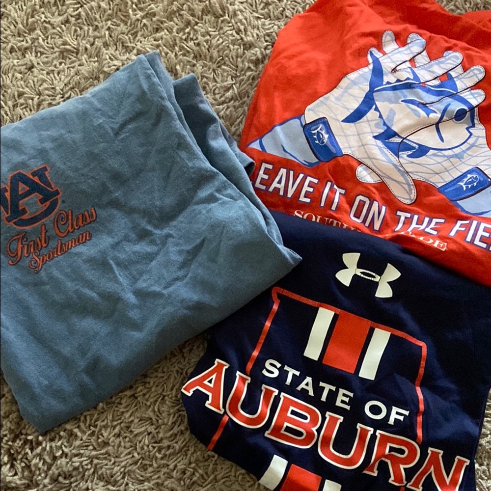 Auburn Under Armour And Southern Tide Tees